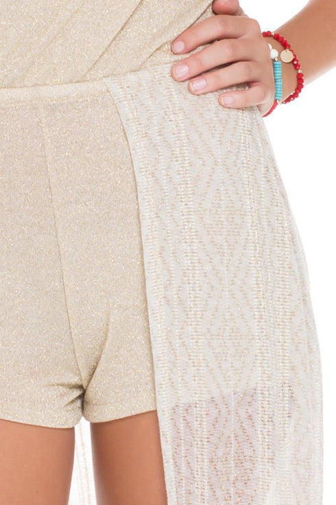 Luli Fama Golden Sugar Wandress Romper